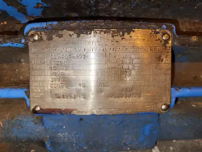 75 hp, 575 Volts, 1770 Rpm, 365T Induction Motor