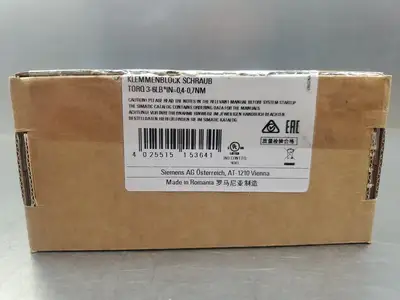 Siemens 6ES7924-0CL20-0BA0 Simatic Top Connect Module, 24VDC, 1A. 4D-42