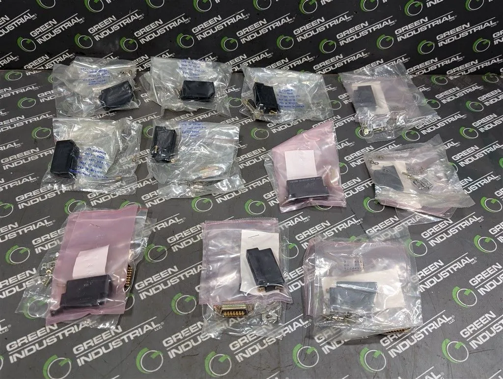 Lot of 11 ITT CANNON DA51211 051211-0000 RS232 Plug Shell Connectors New