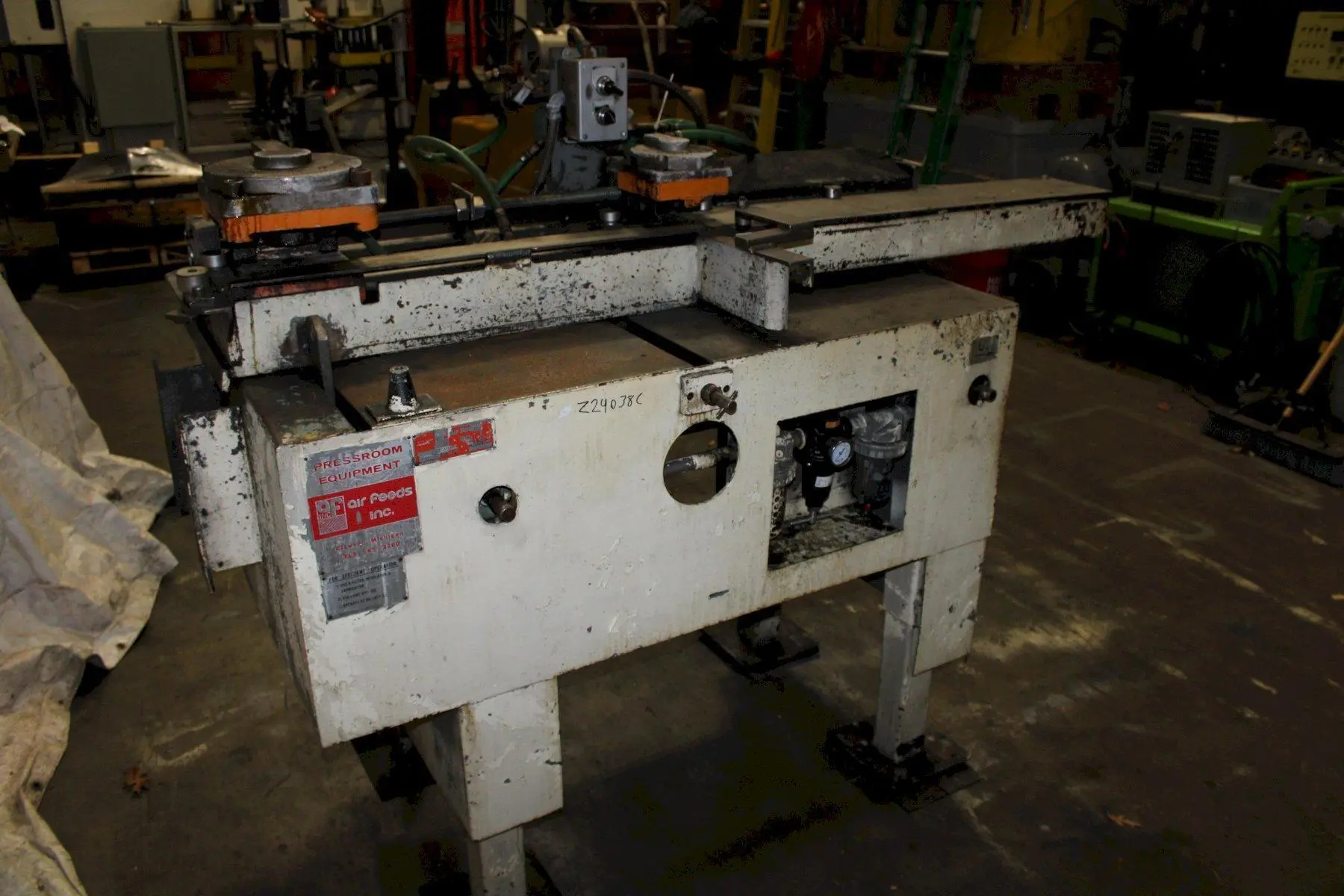 USED AIR FEED INC. 12" X 18" X .250"