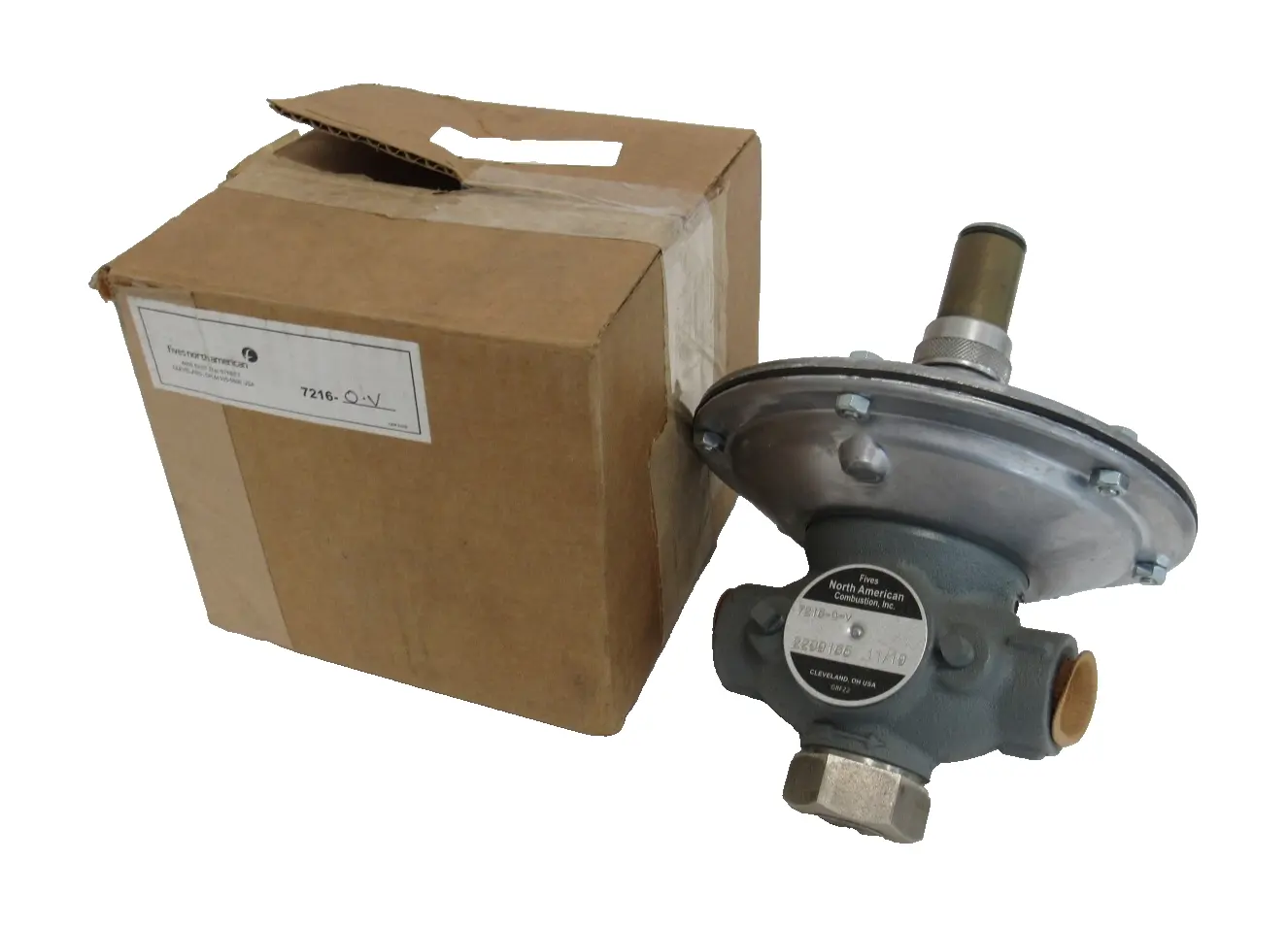 NEW FIVES NORTH AMERICAN 7216-0-V REGULATOR 3/4" 72160V