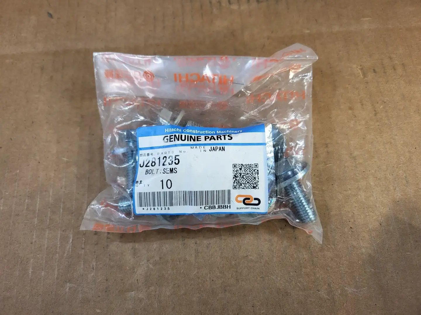New | in-Stock HITACHI CONSTRUCTION MACHINERY J281235 Parts British Columbia CA | Lenmark #328850