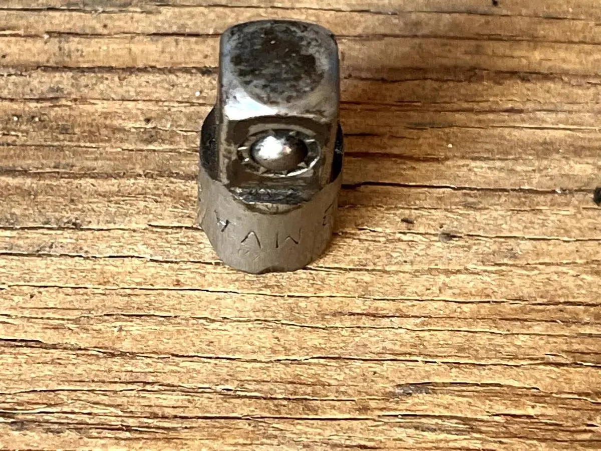 Snap On Tools Vintage Old Logo MVA3 1/4" Drive To 3/8" Drive Socket Adapter