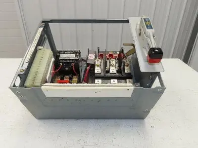 Square D 8998 MCC Bucket Motor Starter 10Hp Size 1 Fused Disconnect 3 Pole 600V