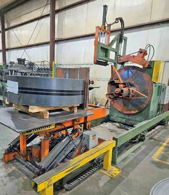 24" x 0.250" x 7,500# Custom Rollform Cut To Length Line