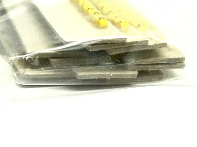 117 | Grafoplast  Wire Markers V Black on Yellow 10 Strips - New