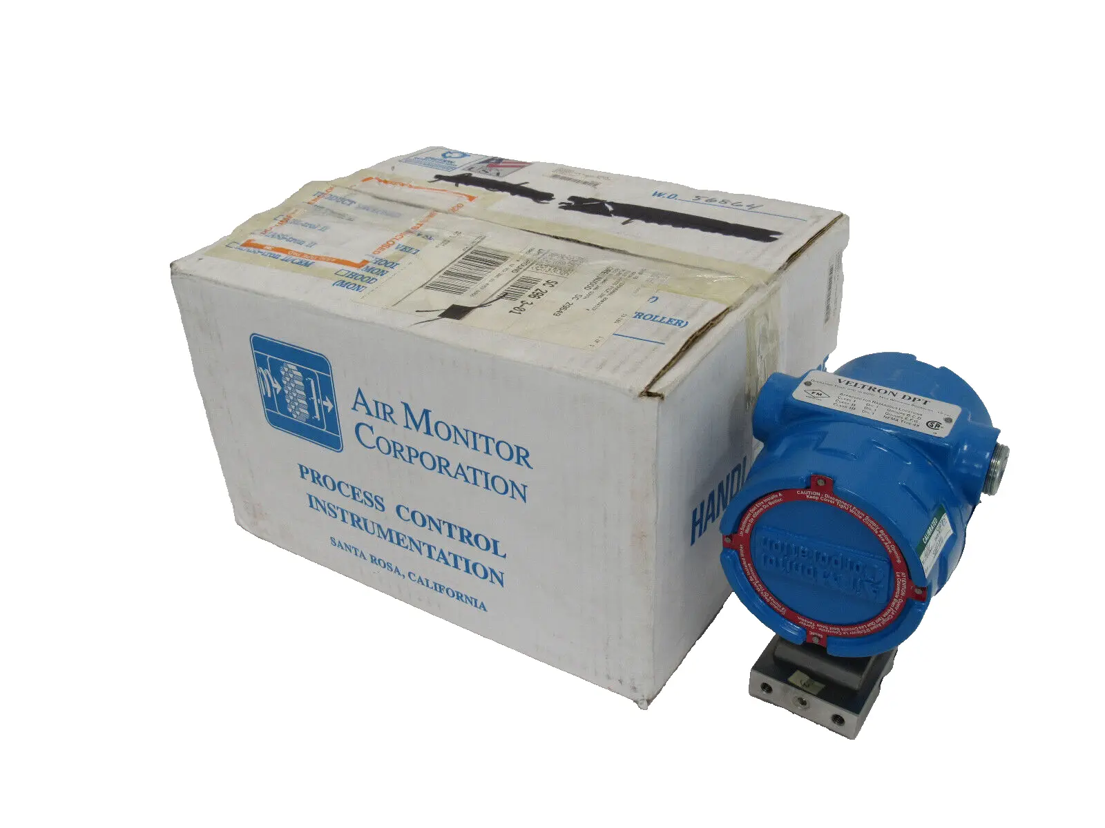NEW AIR MONITOR CORP VELTRON DPT PRESSURE & FLOW TRANSMITTER 0-0.500 INwc