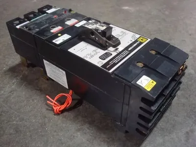 Square D KI36225G I-Limiter Circuit Breaker w/ GFM250KA Ground Fault Module Used