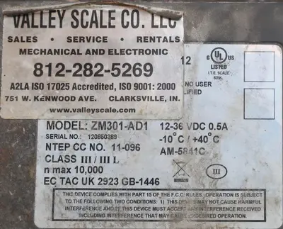 USED AVERY WEIGH-TRONIX DS3030A-01