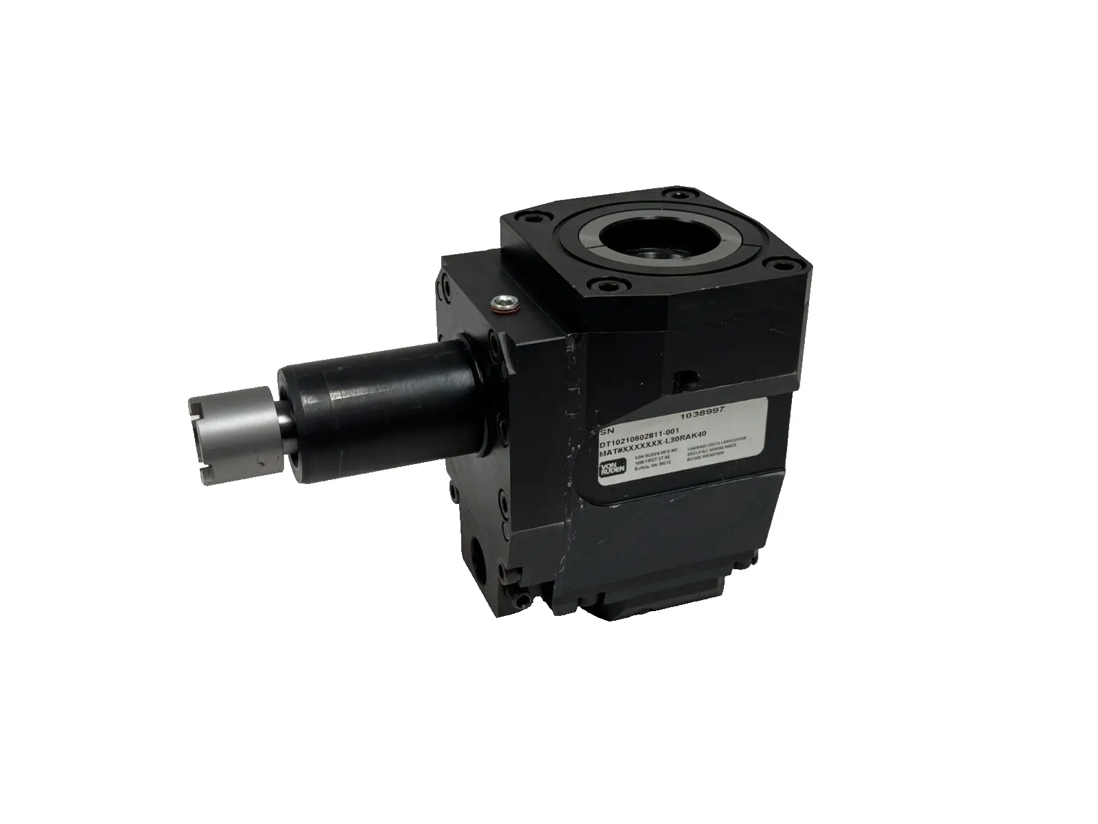 NEW VON RUDEN / OKUMA DT10210602811-001 RIGHT-ANGLE LIVE TOOL CAPTAIN SERIES
