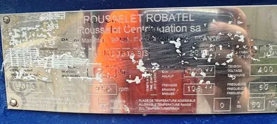 Rousselet Robatel SCPC 120 VXTE textile hydro extractor, SS.