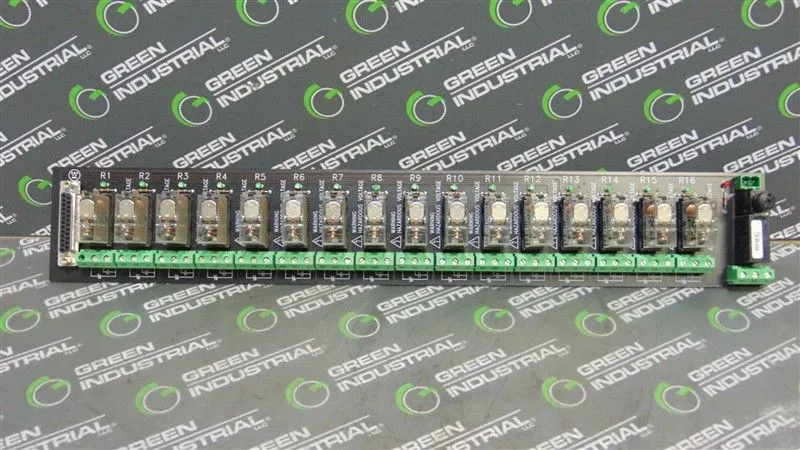 Westinghouse Emerson 5517255 Ovation 16 Channel Relay Board Rev. 0 Used