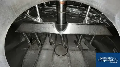 USED Rosenmund 6 Sq Meter Rosenmund Nutsche Filter, Model Paddle, S/S, 50/150#
