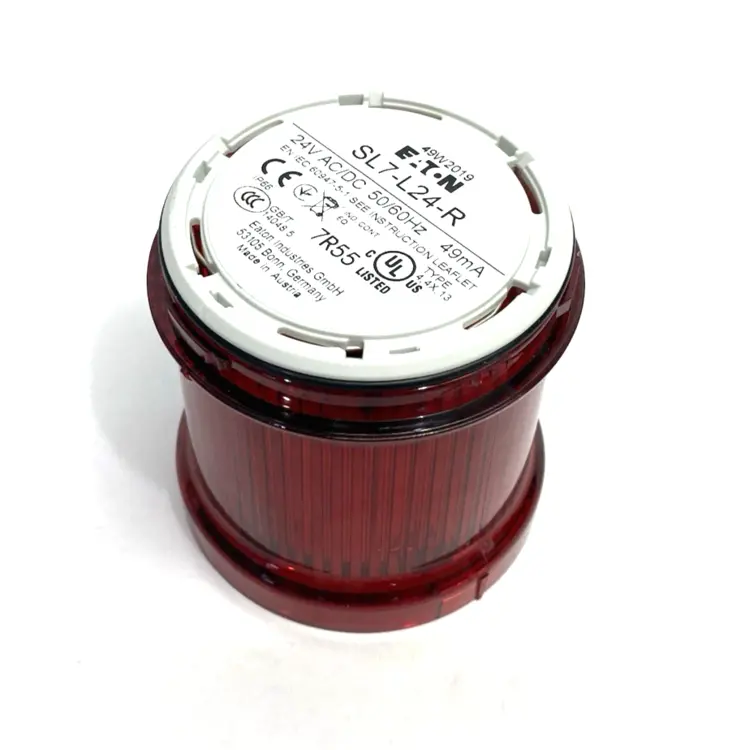 Used EATON STACKLIGHT MODULE 70MM CONTINUOUS LED, RED, 24VAC/DC Lighting | Maverick Industrial Sales #1099724