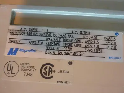 USED MAGNETEK DS304