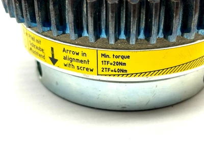 USED KTR RUFLEX® TORQUE LIMITER SIZE 1 5600RPM 1-1/2" BORE W/ KEYWAY