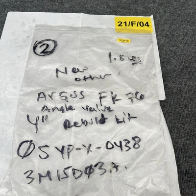 New | in-Stock Argus FK76 Pump & Valve Parts California US | Davliegogo LLC #1705665