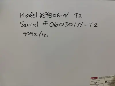 USED MODERN HYDRAULIC CORP DS9806N-T2