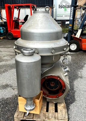 Alfa-Laval MRPX 514 HGV-74C warm milk separator, 316SS.