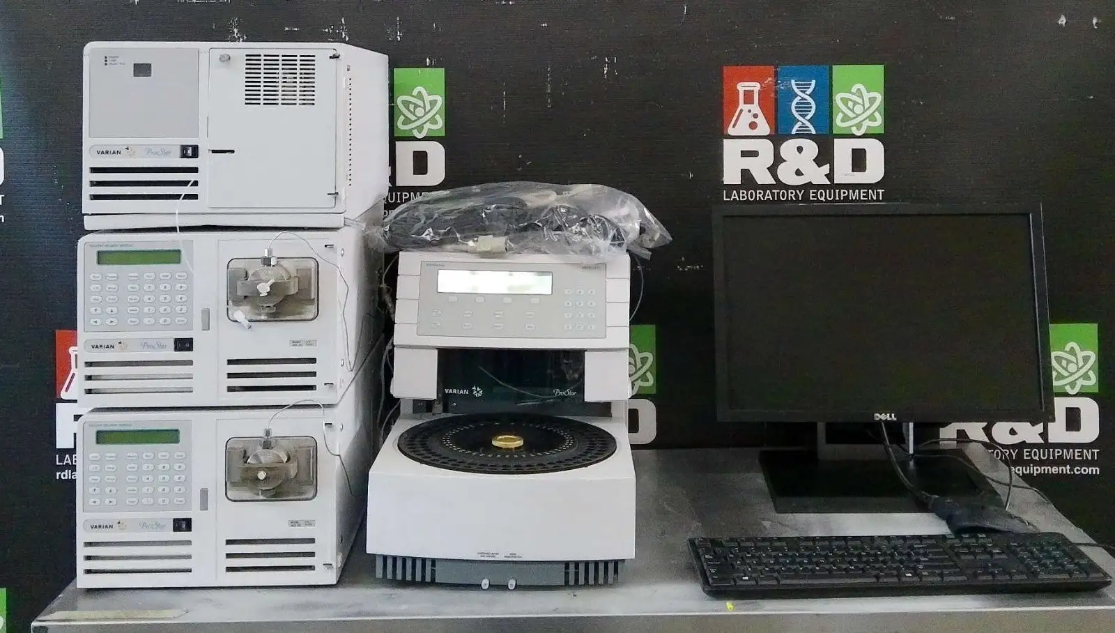 Varian HPLC Liquid Chromatology System w/ Computer