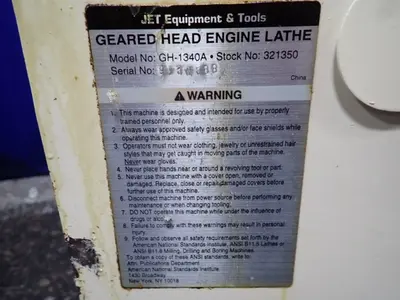 Used JET GH1340 A Gap Lathes Ohio US | HGR 24 #1147660