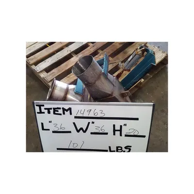 Used Stainless Steel Dry Bulk Reject Diverter Valve