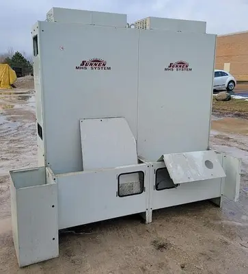 Large 78'' x 19.5'' x 83'' T Twin Door Steel Electrical Control Safety Enclosure