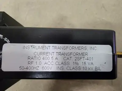 Used INSTRUMENT TRANSFORMERS 2SFT-401 Transformers British Columbia CA | Lenmark #367079