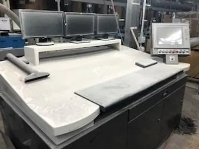 USED 2006 SANDEN 5 COLOR 22” INSERT UV PRESS