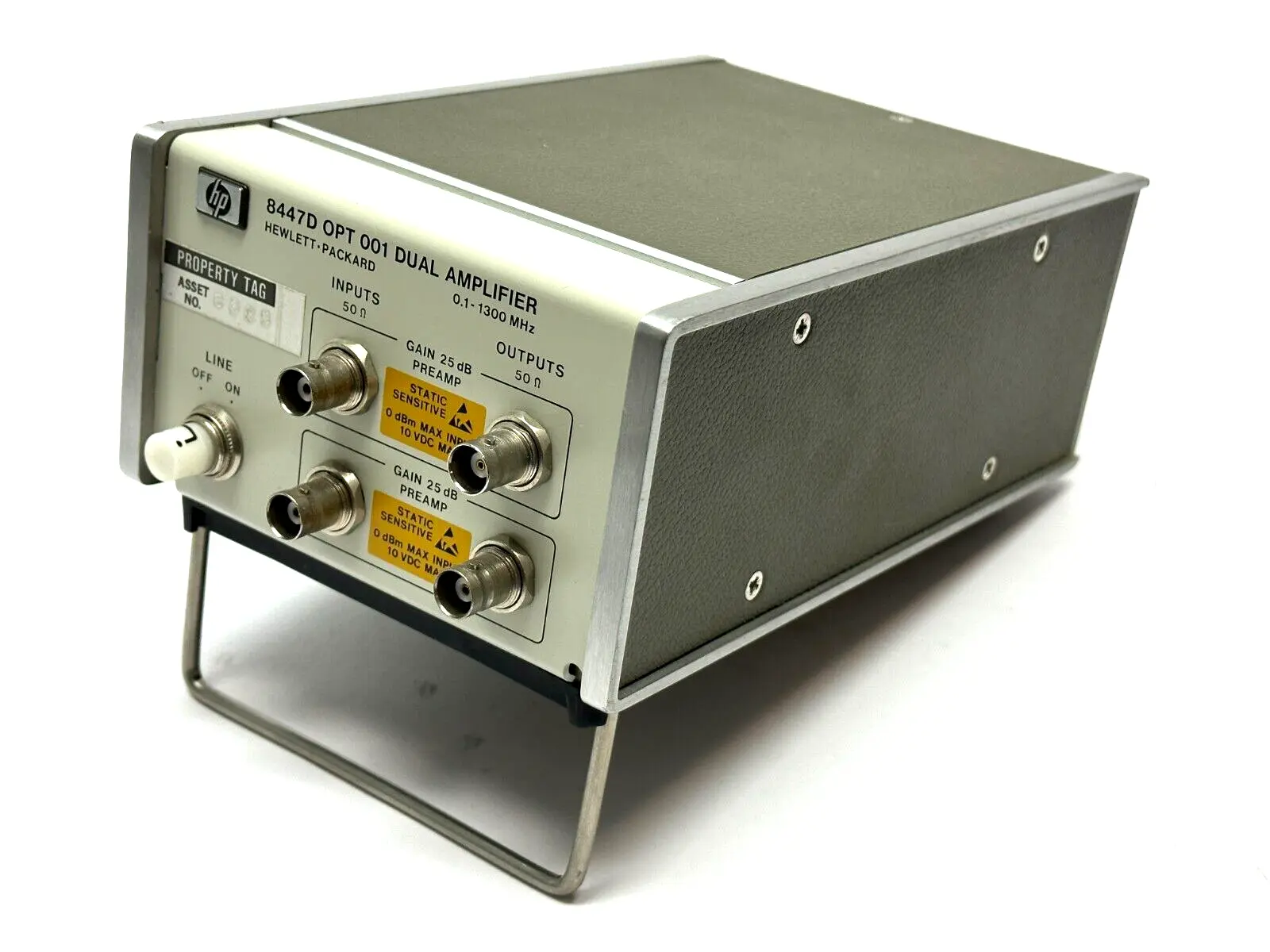 8447D | HP  OPT.001 Dual Amplifier 0.1-1300MHz Dual Channel - Used