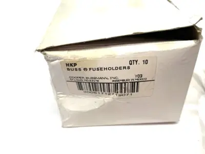 USED COOPER BUSSMANN PANEL MOUNT BUSS FUSEHOLDERS