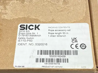 New | in-Stock Sick Wire Draw Mechanism Kit Rope Pull Switch iE110-P50 MISSING PARTS Switch Parts Michigan US | Maverick Industrial Sales #1393202