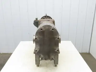 Waukesha SPX 130 Positive Displacement Sanitary Pump 3" Tri-Clamp 5Hp 230/460V