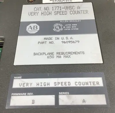 USED Allen-Bradley 1771-VHSC