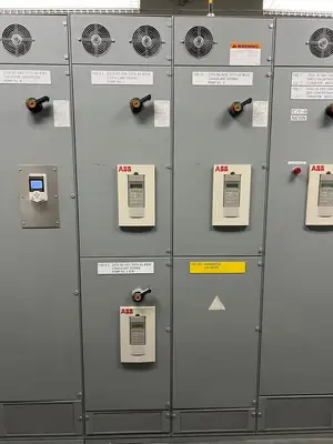 Modan 3000 VFD MCC, 600V, 3-Ph, 1200A, 15 Sections