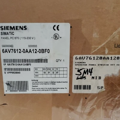 NEW Siemens 6AV7612-0AA12-0BF0