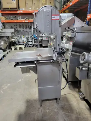 Biro 22 Commercial, 3 Phase, 220 Volt Meat Saw, Stainless Steel Base