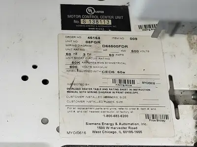 NEW SIEMENS CED63B060