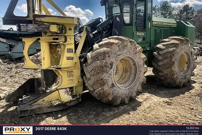 Used 2017 DEERE 843K Feller Bunchers Louisiana US | Proxy Equipment #1385128