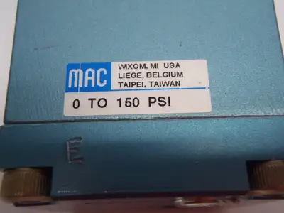 New | in-Stock MAC Valves Inc. Internal Pilot Regulator Valves/Fittings Michigan US | Maverick Industrial Sales #1413527