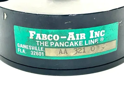 AA 321 O | Fabco-Air  Single Acting Pancake Cylinder - Used