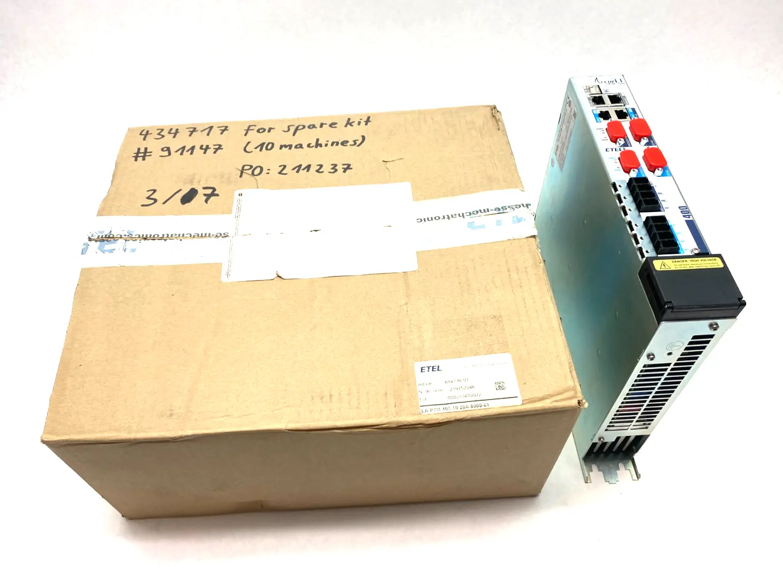 USED ETEL ACCURET MODULAR POSITION CONTROLLER