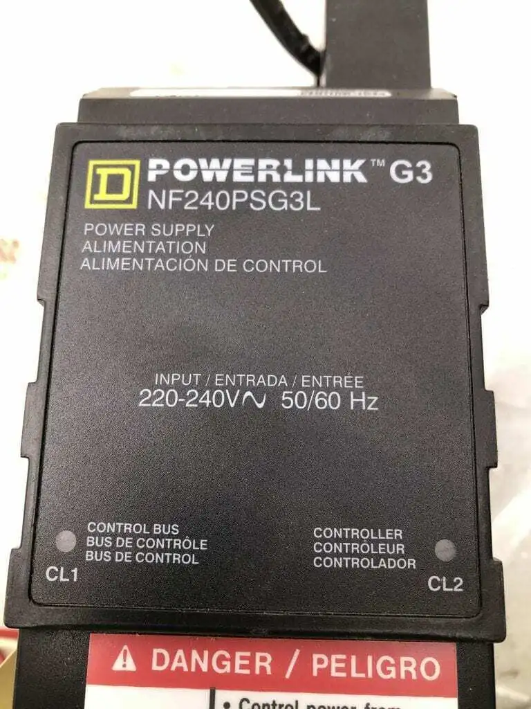 Square D NF240PSG3L Powerlink G3 Power Supply 220-240VAC 24VDC