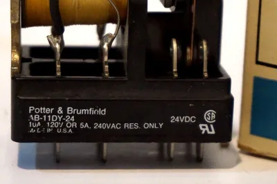 2 NEW POTTER & BRUMFIELD AB-11DY-24 RELAY AB11DY24