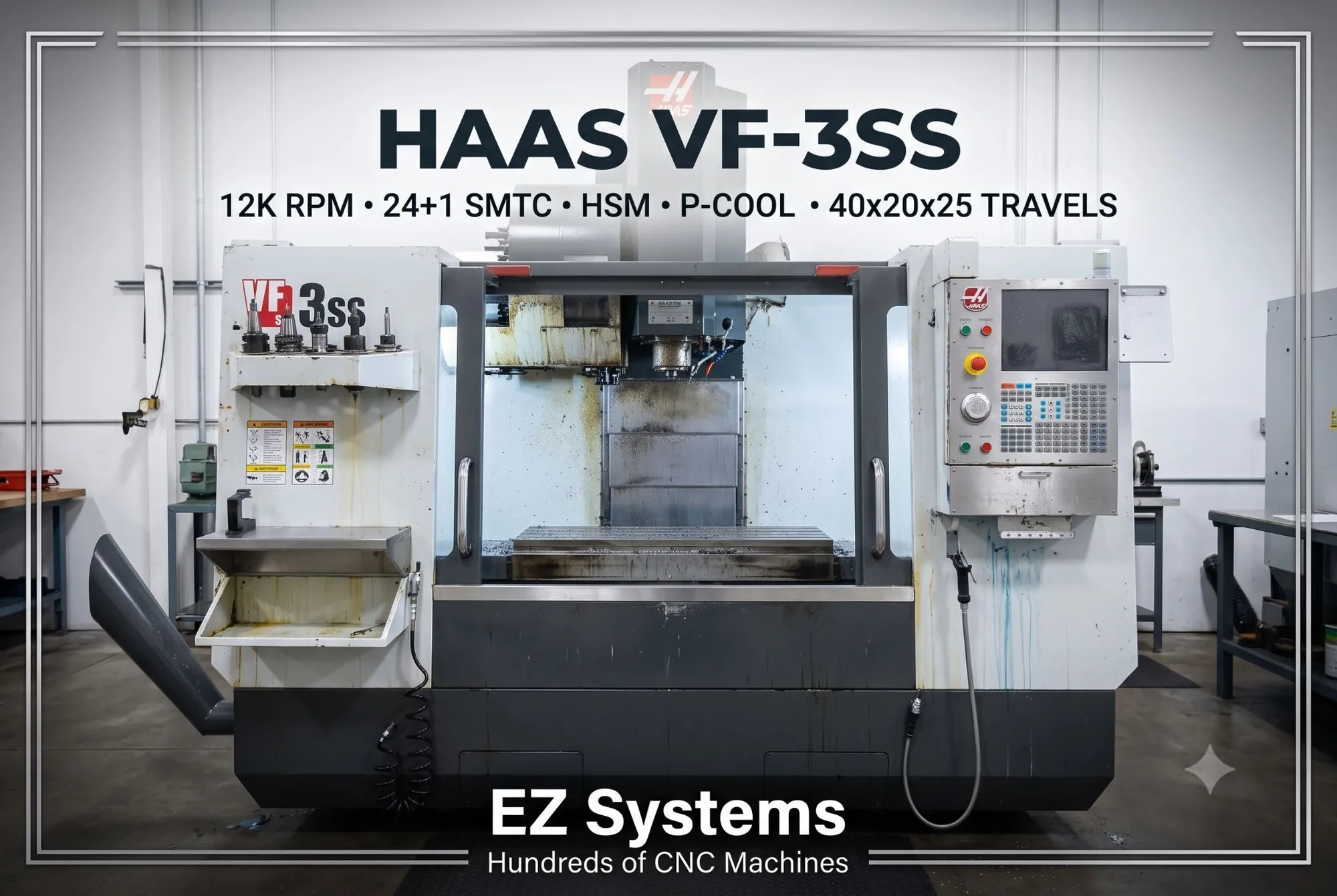 Used 2011 HAAS VF-3SS Vertical Machining Centers California US | [EZ] EZ Systems #1123217