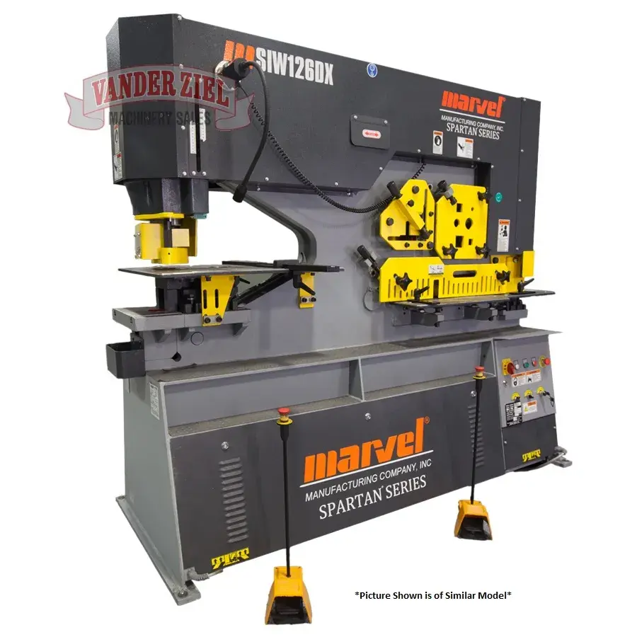 New | in-Stock MARVEL MANUFACTURING MSIW126D Ironworkers Michigan US | Vander Ziel Machinery Sales #482311