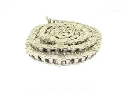 Tsubaki RS40 Chain Lambda Stainless Attachment 8' Long 40 Size 1/2" Pitch