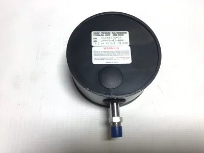 Perma-Cal 111NIB15A21 Test Pressure Gauge 0-5000 PSI 1/2 NPT Bottom Mount