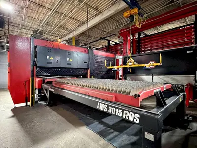Used AMADA ENSIS 3015 AJ FIBER Laser Cutters Illinois US | Machine Factory Outlet #1262738