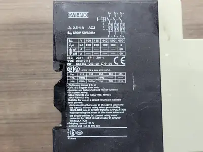 USED TELEMECANIQUE GV3-M08